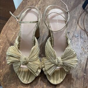 Loeffler Randall Women's Gold Sandals